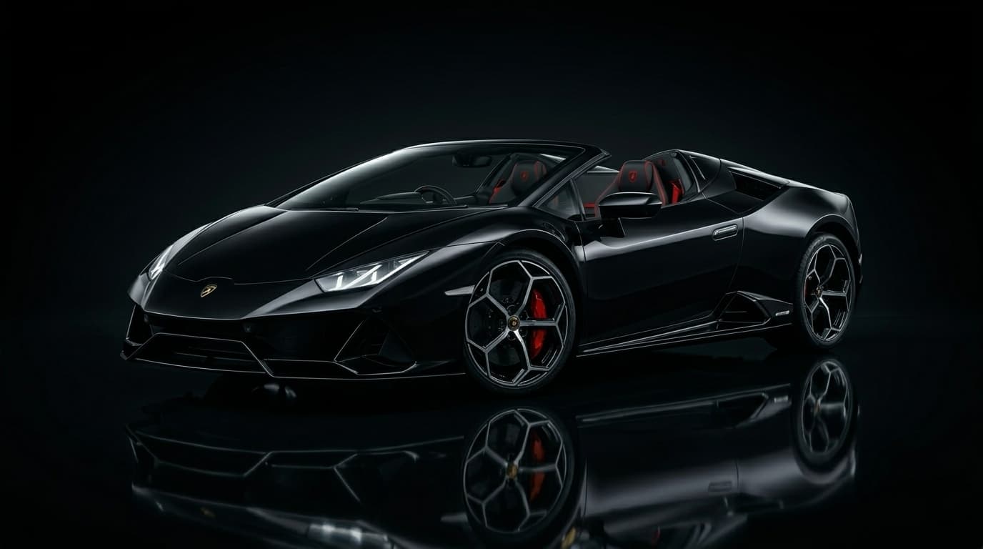 Lamborghini Huracán EVO Spyder Black