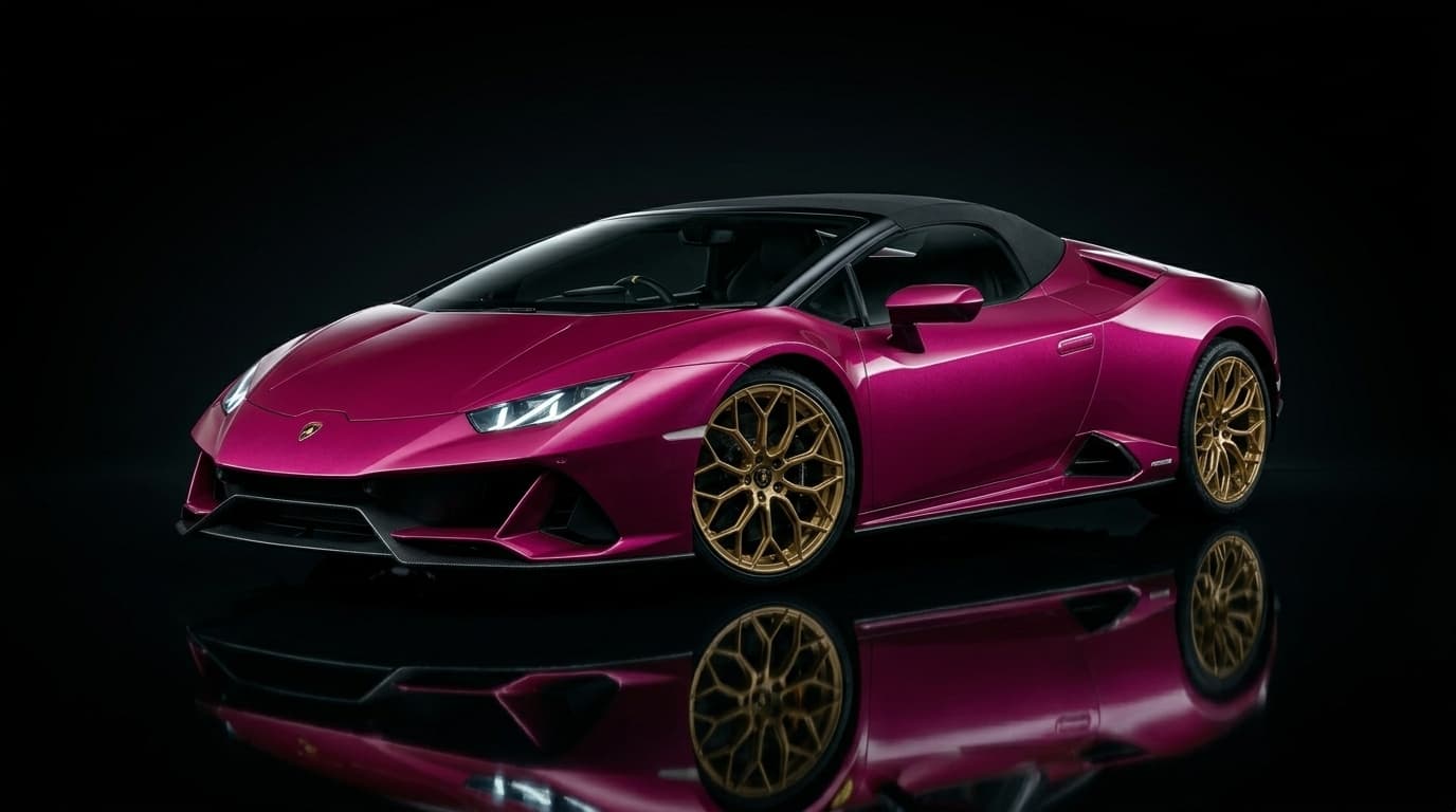 Lamborghini Evo Spyder Pink
