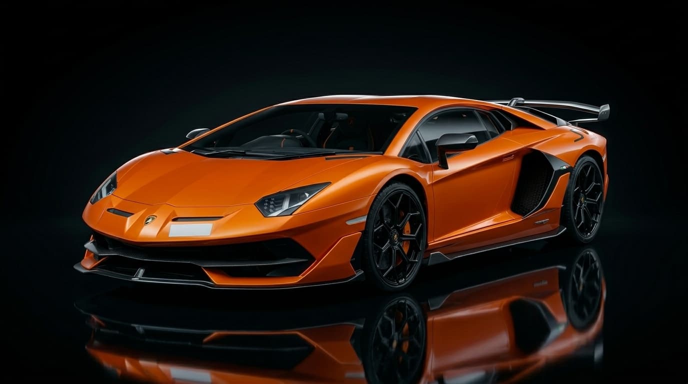 Lamborghini Aventador SVJ Coupe Orange