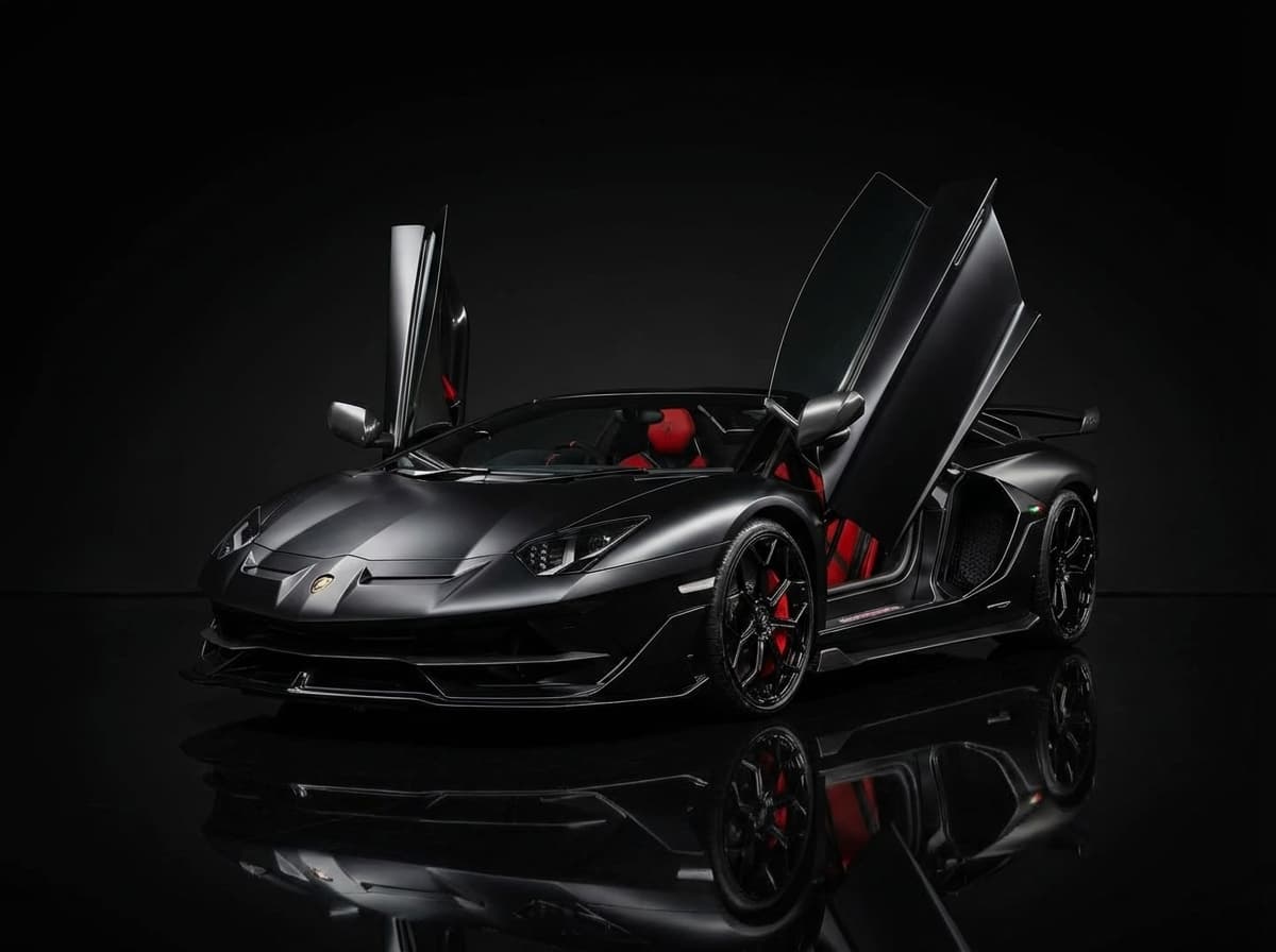 Lamborghini Aventador SVJ Roadster Black