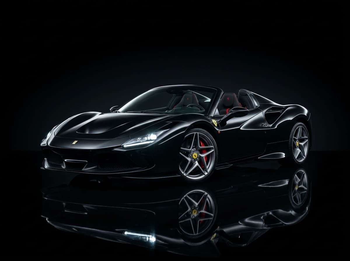 Ferrari F8 Spider Black