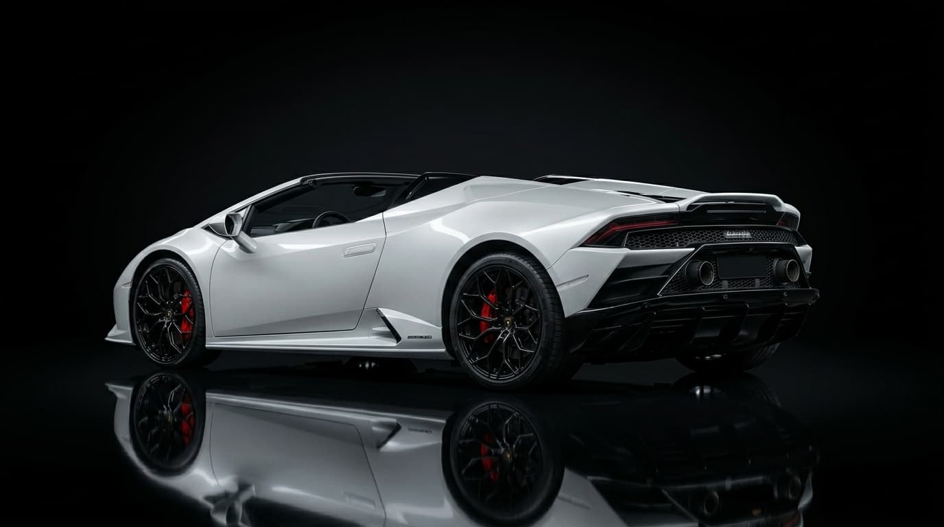 Lamborghini Evo Spyder White