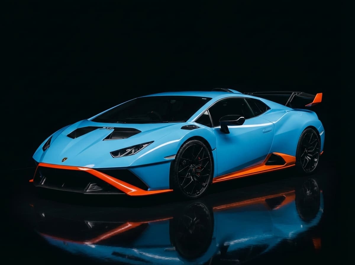 Lamborghini Huracán STO Blu Laufey