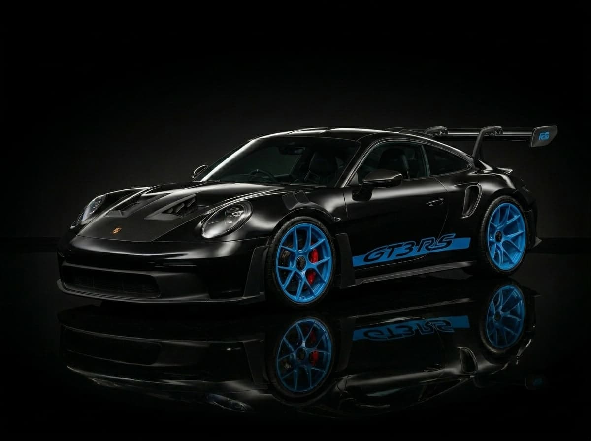 Porsche Porsche GT-3 RS luxury car hire UK - Image 1 of 4 - 518 HP 184 mph top speed - Available for rent from Vitesse Supercars