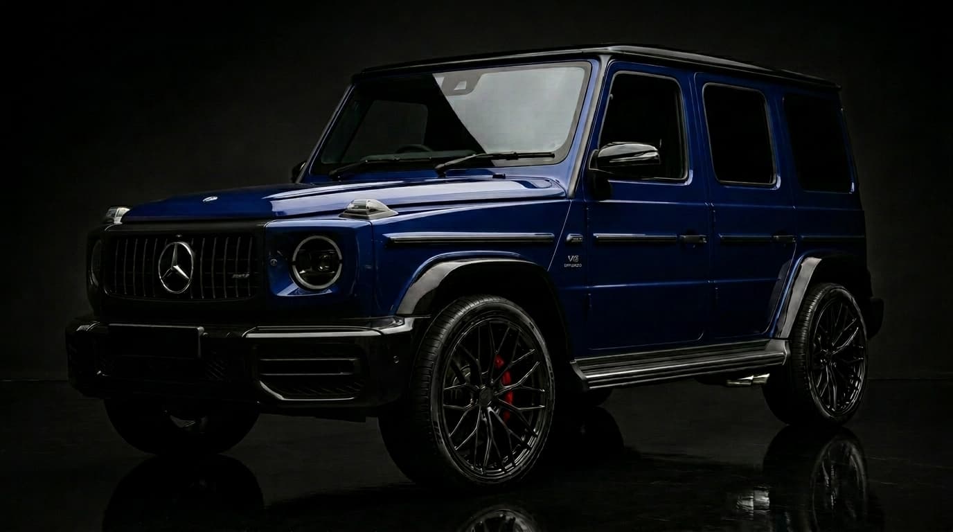 Mercedes Mercedes G63 AMG luxury car hire UK - Image 1 of 2 - 577 HP 149 mph top speed - Available for rent from Vitesse Supercars